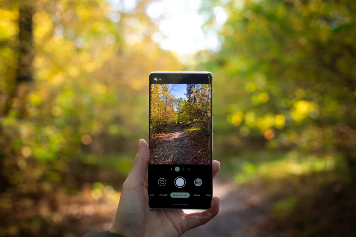 The photo interface of the Google Pixel 7 Pro