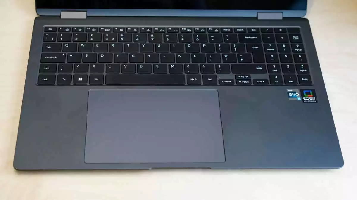 Galaxy Book 3 Pro 360 keyboard