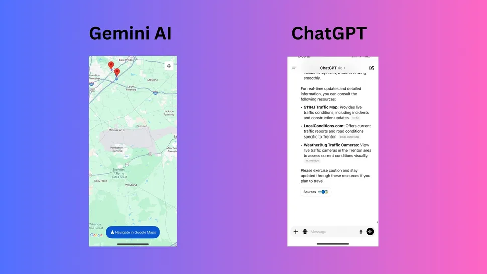 Gemini vs ChatGPT